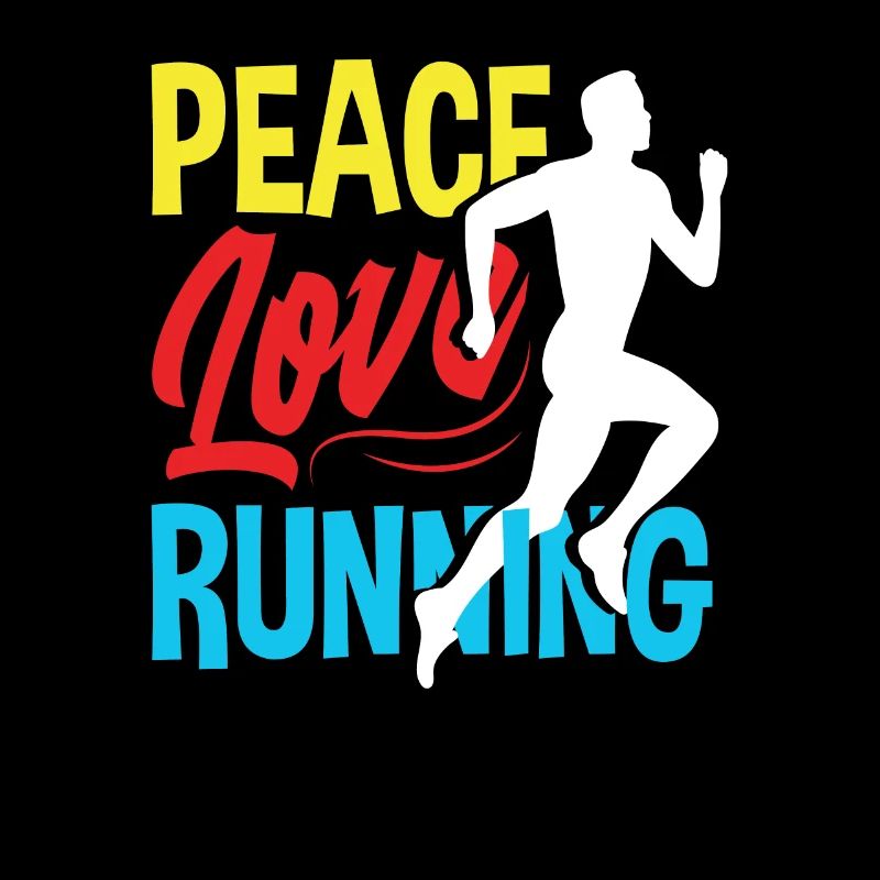 Peace Love Running Design for Runners