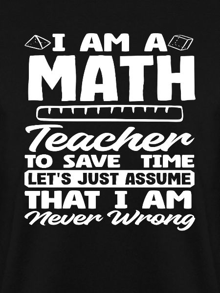 Math Teacher Math Gift