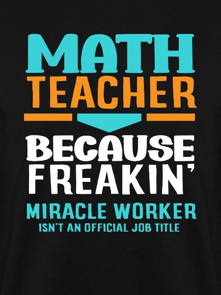 Math Teacher Math Gift