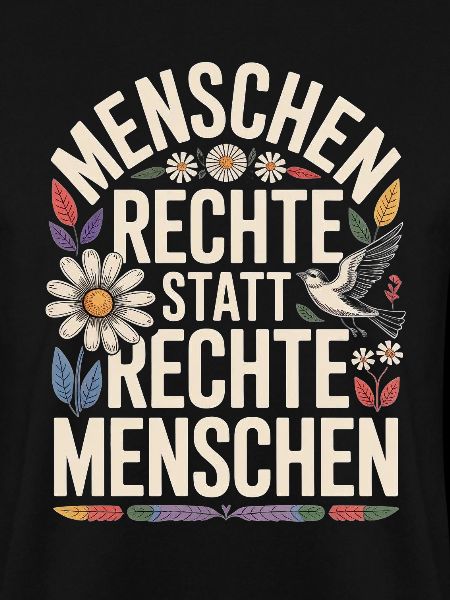 Menschenrechte statt rechte Menschen Statement