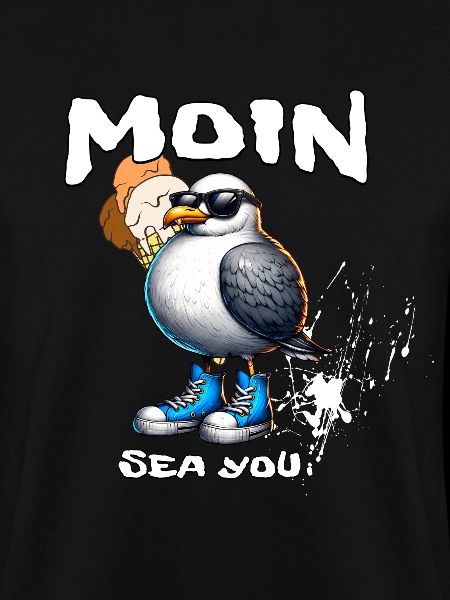 Moin Sea You Seemöwe Cartoon