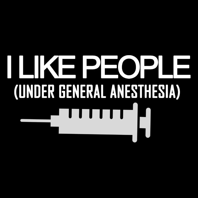 I like people under general anesthesia Analgesia Exper