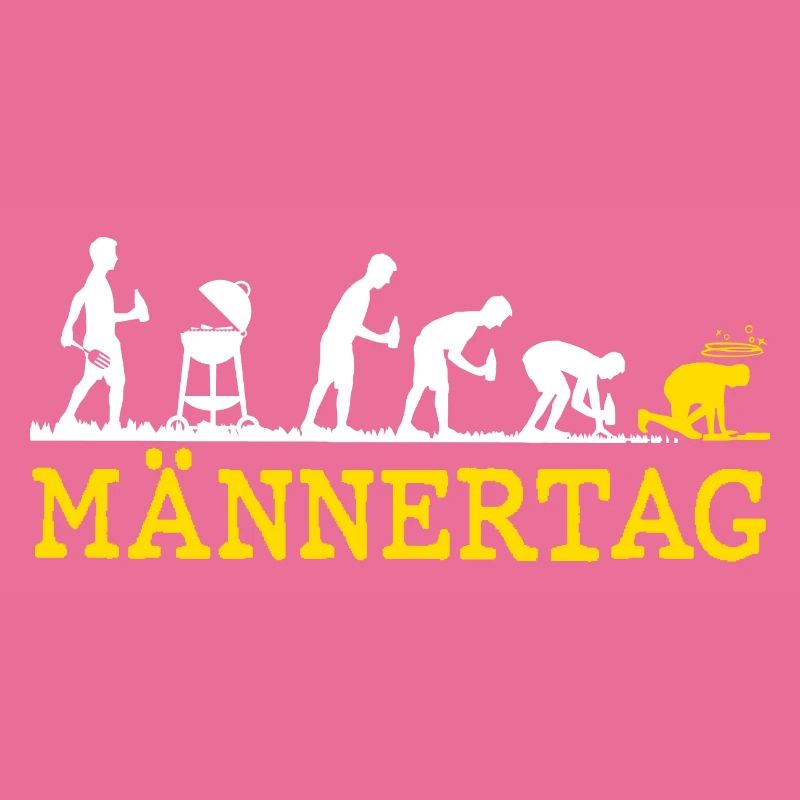 Männertag Evolution Herrentag Bier Grillabend