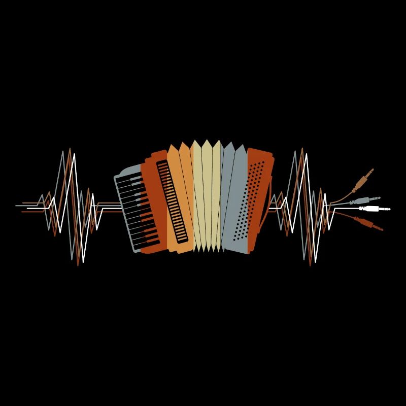 Akkordeon Herzschlag Zieharmonika