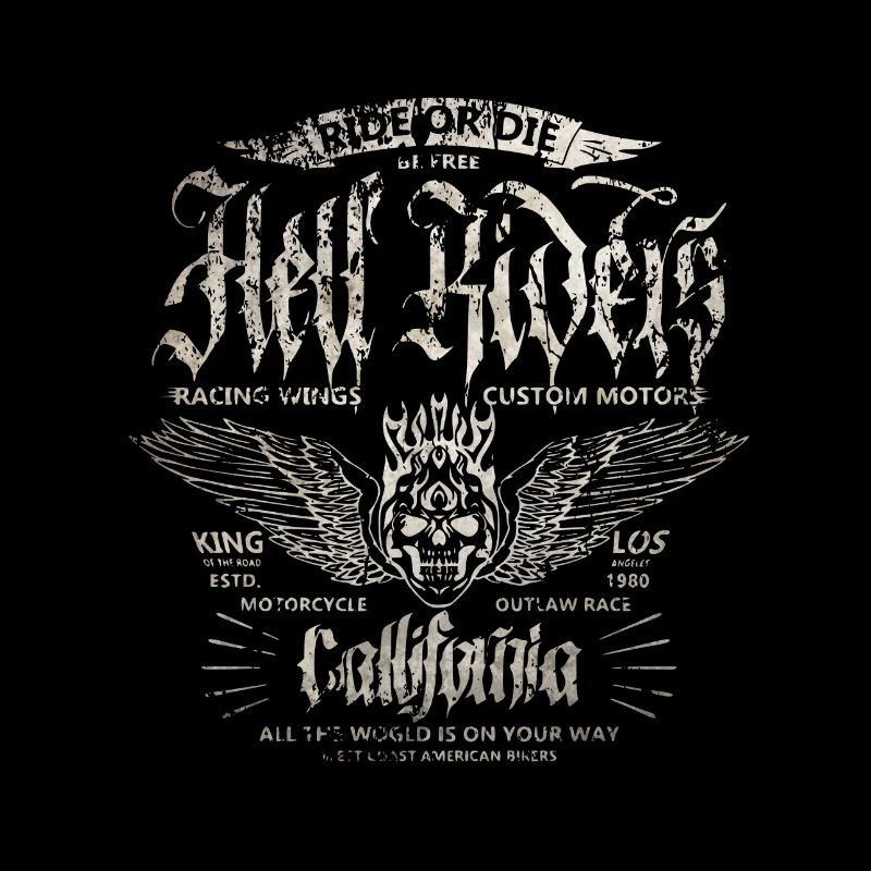 Biker Hell Riders California Chopper