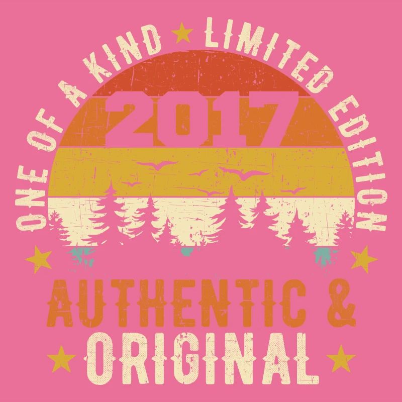 Original 2017 authentisches Geburtstagsgeschenk 2017