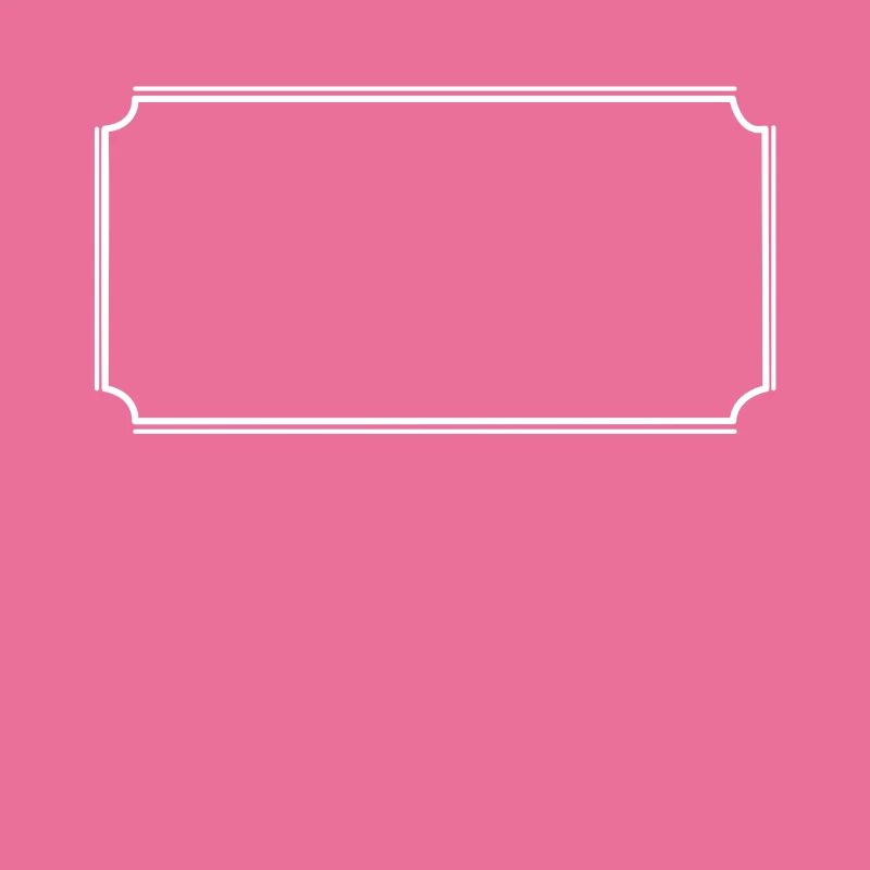 Angular frame in white basic text