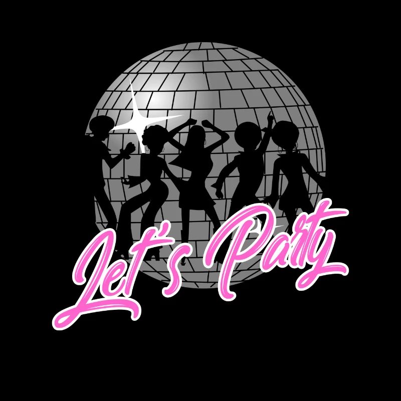 Let's Party 70s disco ball disco