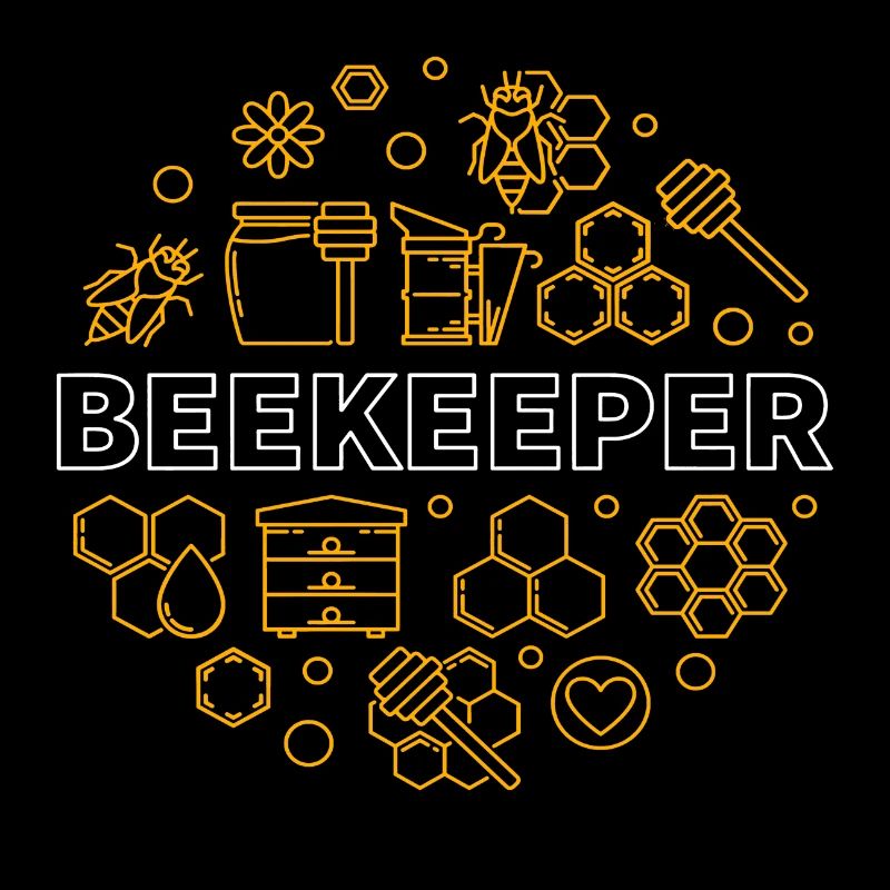 Honey bee bee beekeeper bee bees