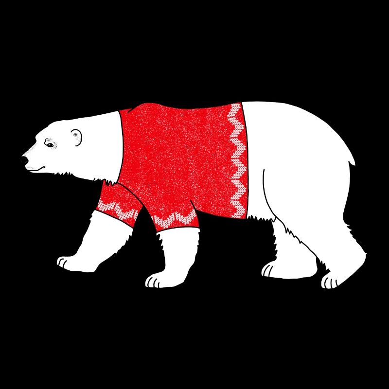 Polar Bear North Pole Arctic Christmas Gift