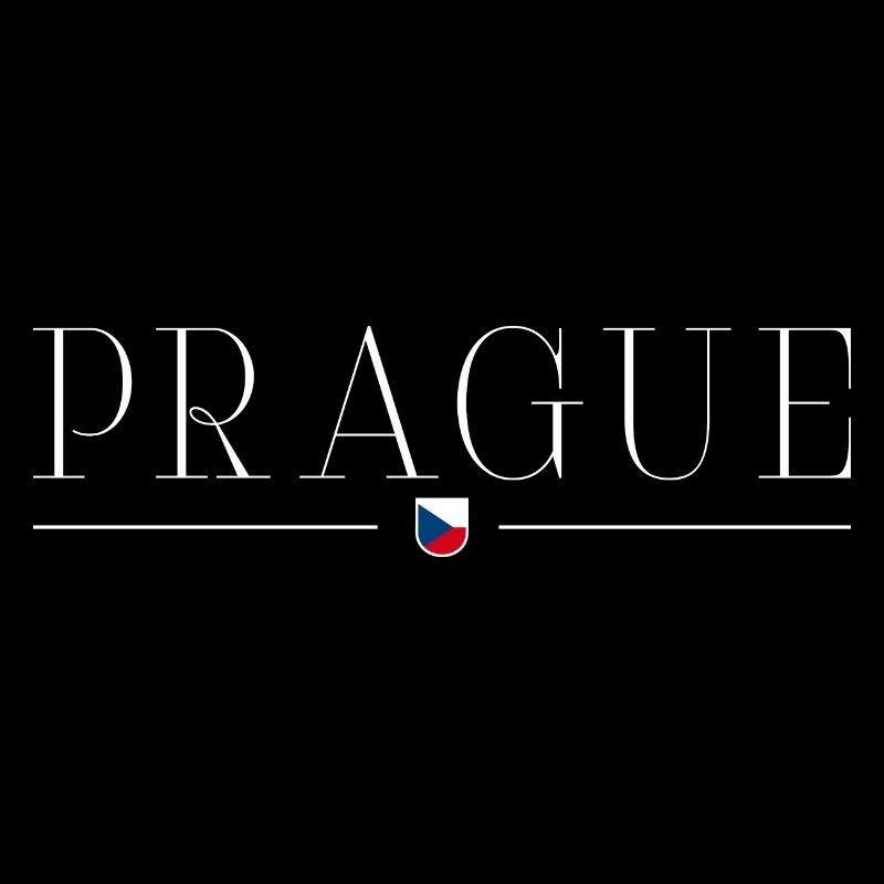 Prague, République tchèque Style Design T-shirt