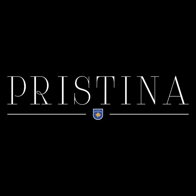 Pristina, T-shirt de conception de style Kosovo