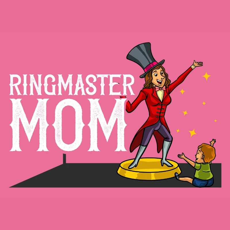 Zirkus Geburtstag party Mama Thema Ringmaster