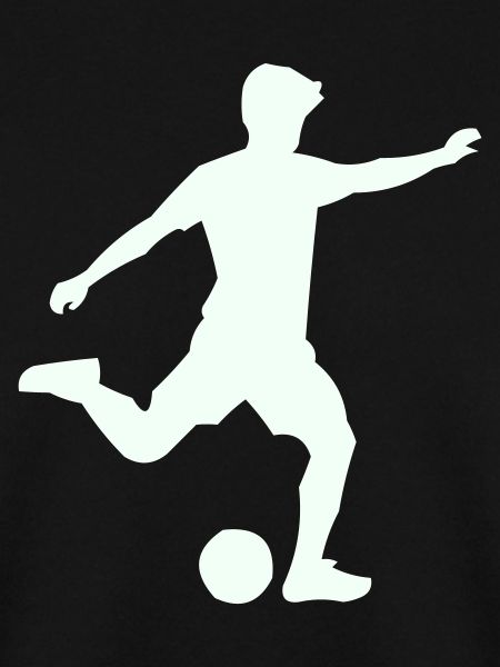 Kicker-Silhouette im Sprung