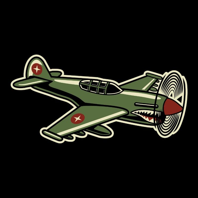 Propeller Flugzeug Militär
