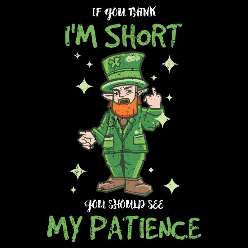 Conception de la Saint-Patrick pour les petites personnes drôles