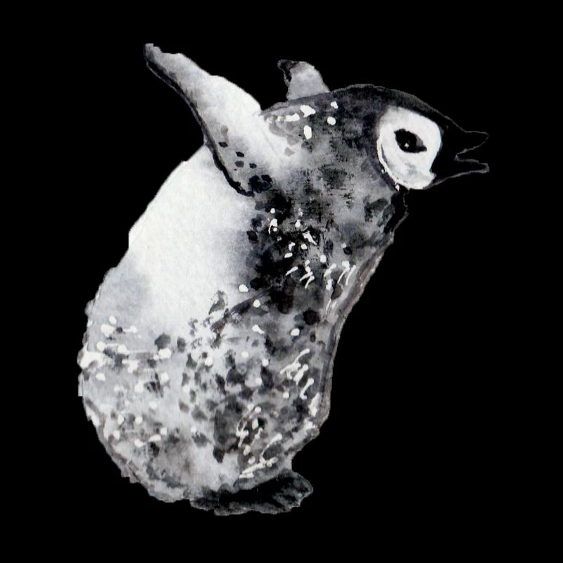 Bébé pingouin pleurant