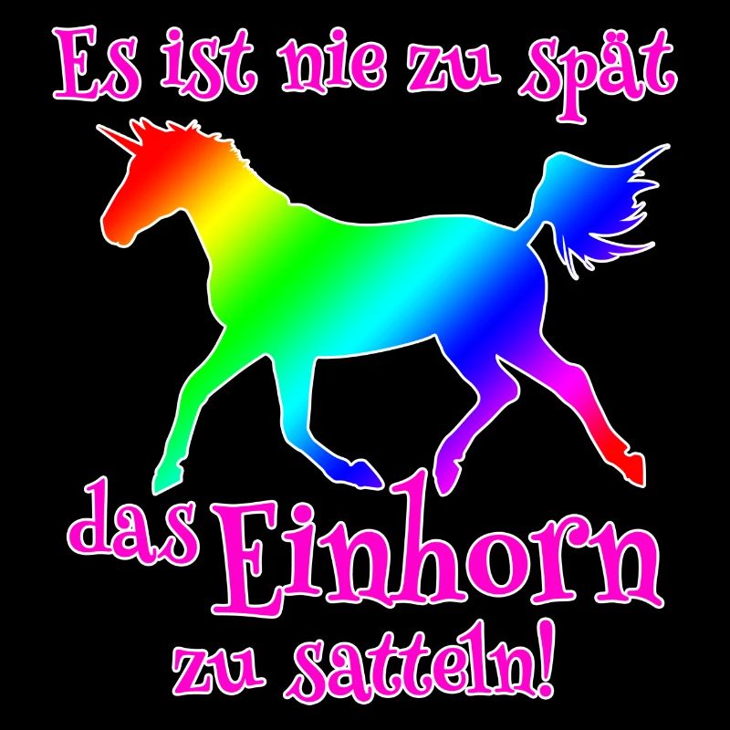 Einhorn satteln