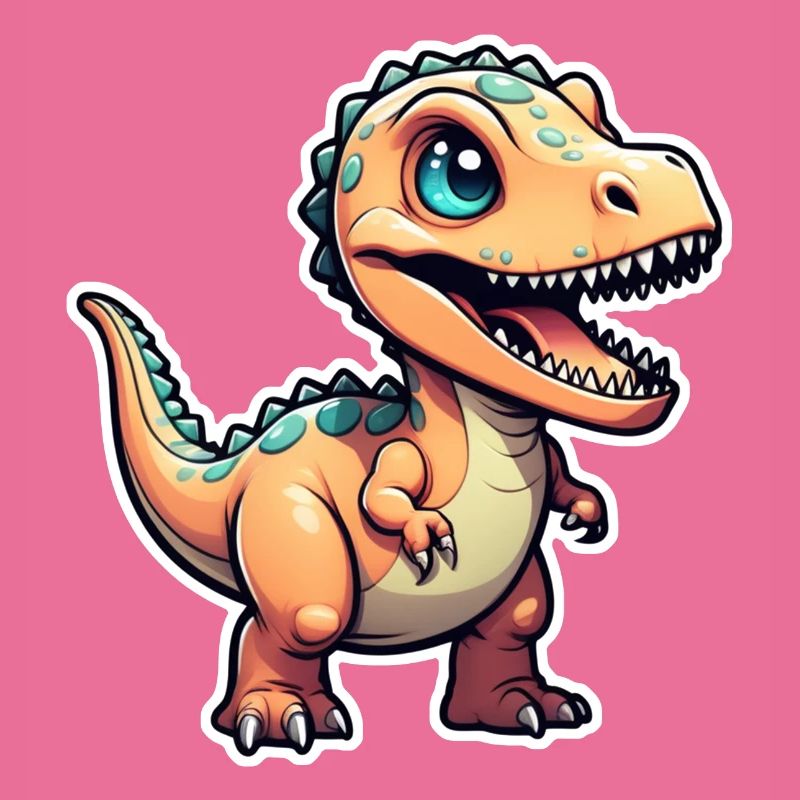 Karikatur-Dinosaurier