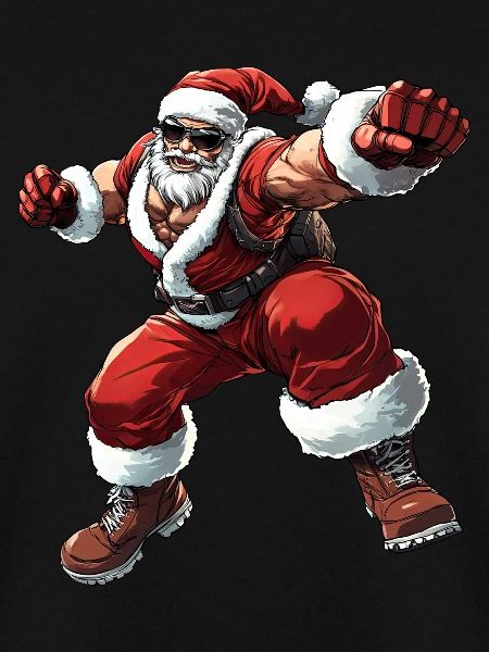 Boxer Weihnachtsmann
