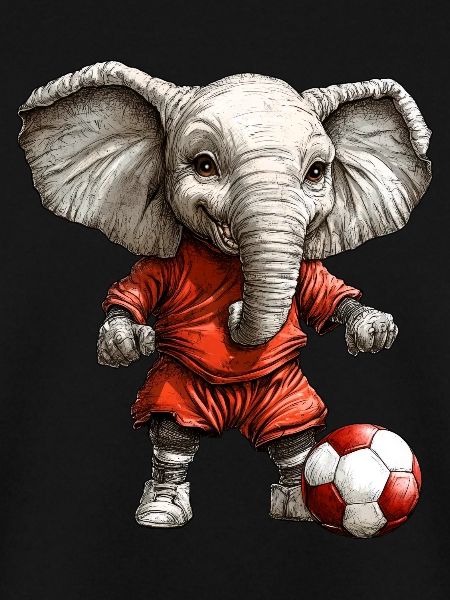 Fussball Elefant