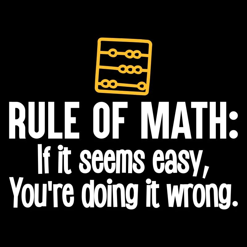 Math tshirt funny mens mathlete rule of math