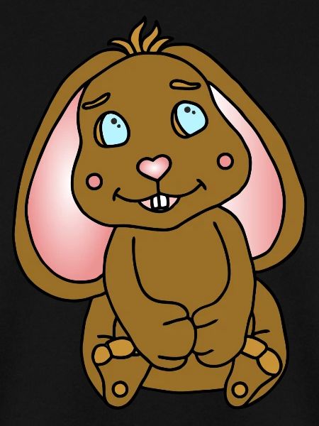 Süßer Hase mit Schlappohren