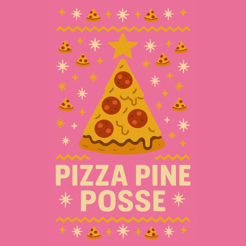 Pizza Pine Posse – Pull de Noël drôle