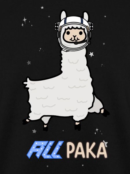 Allpaka / Lama im Weltraum