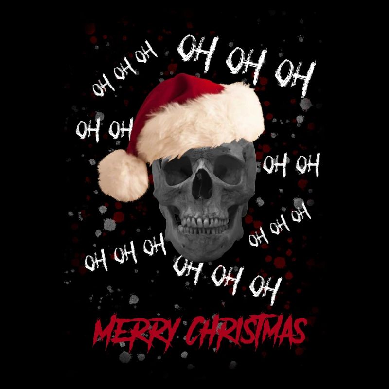 Weihnachtsmann-Schädel