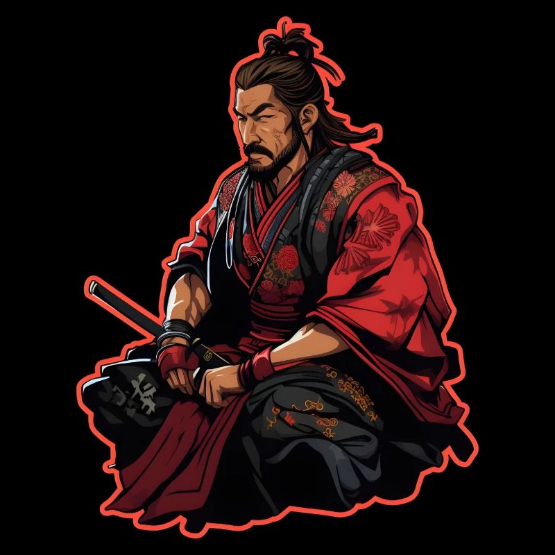 Samurai Kämpfer Kampfsport Sport Schwert Ninja