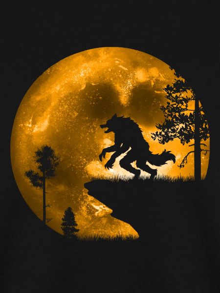 Werwolf im Mondschein