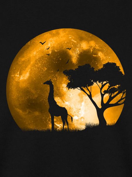 Giraffe im Mondschein