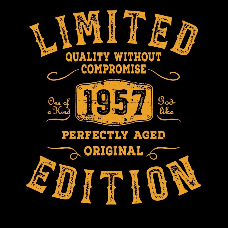 Geburtstag 1957 Limited Edition Geschenk Used Cool