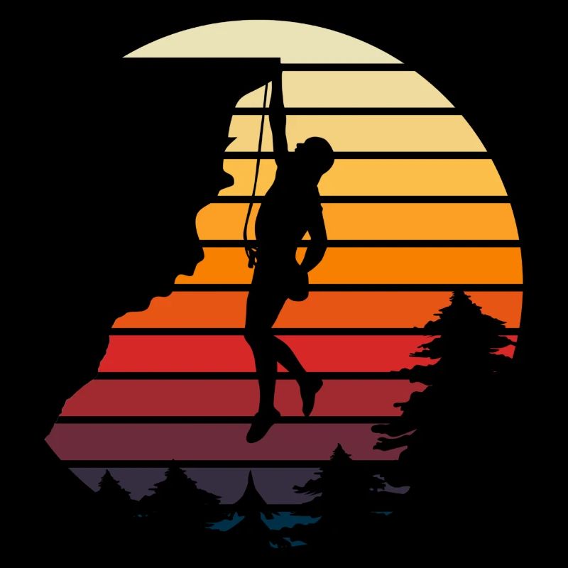 vintage Bouldering Rock Climbing