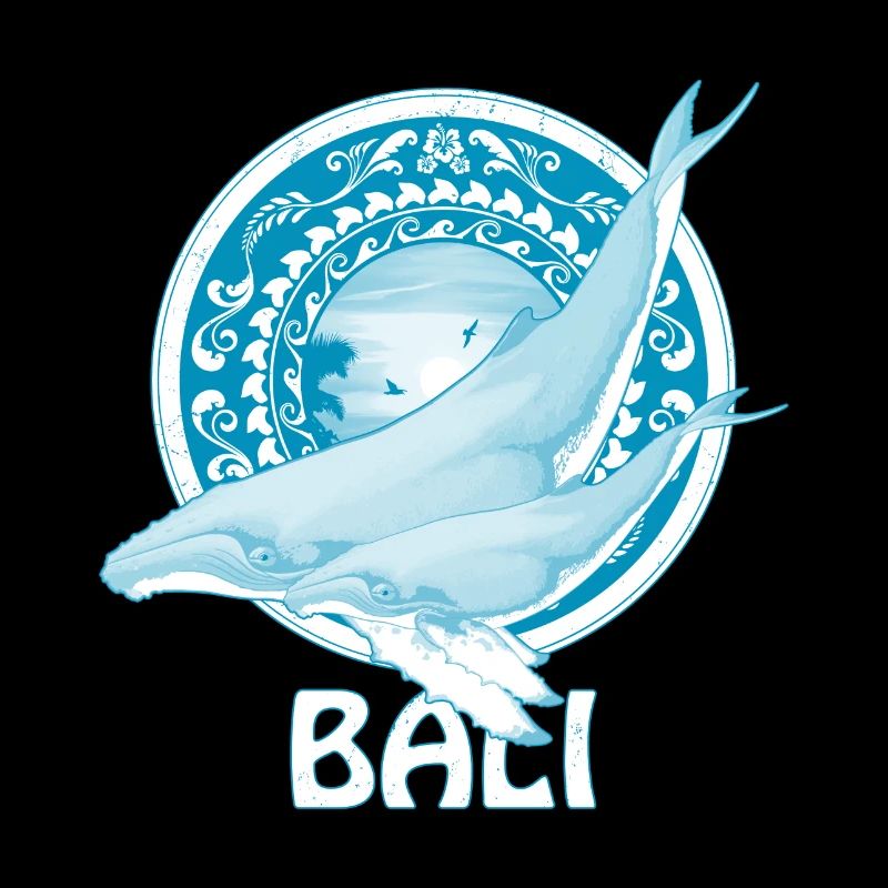Buckelwale Bali Indonesien