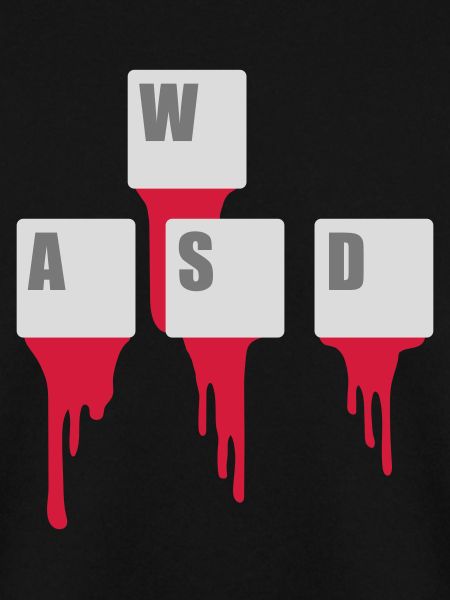 WASD Keyboard Keys Gamer