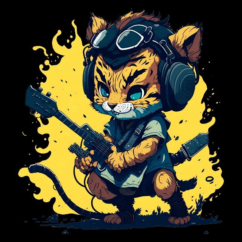 Tiger Gitarre