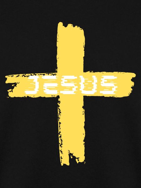 Jesus kreuz gelb