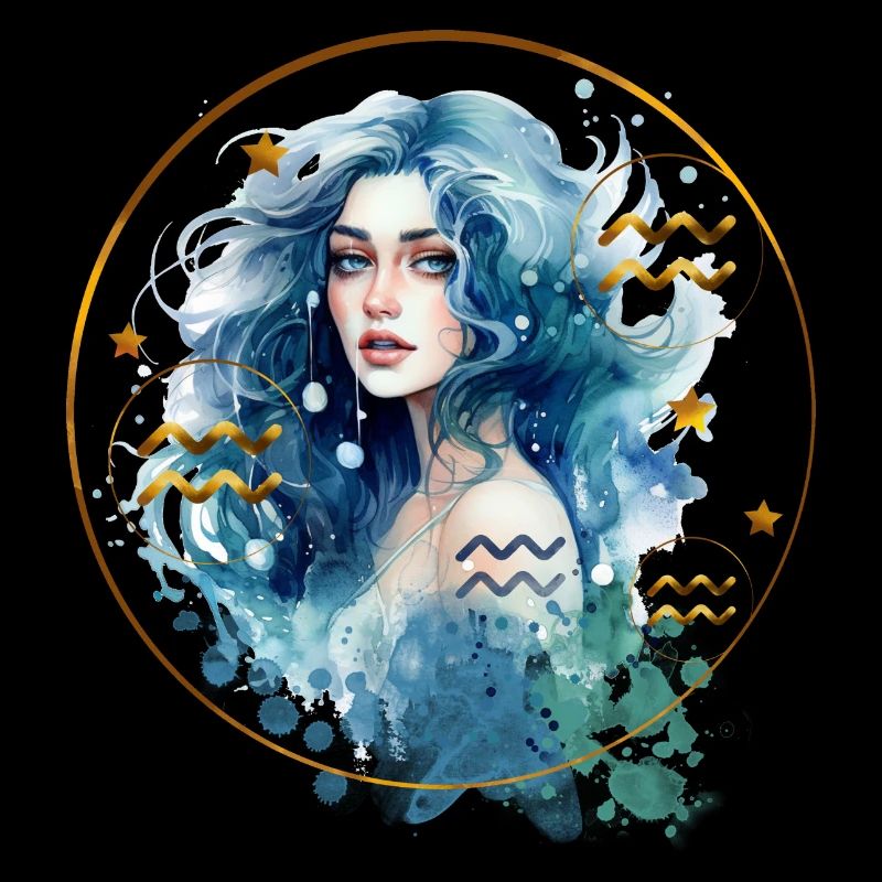 Sternzeichen Wassermann. Aquarius