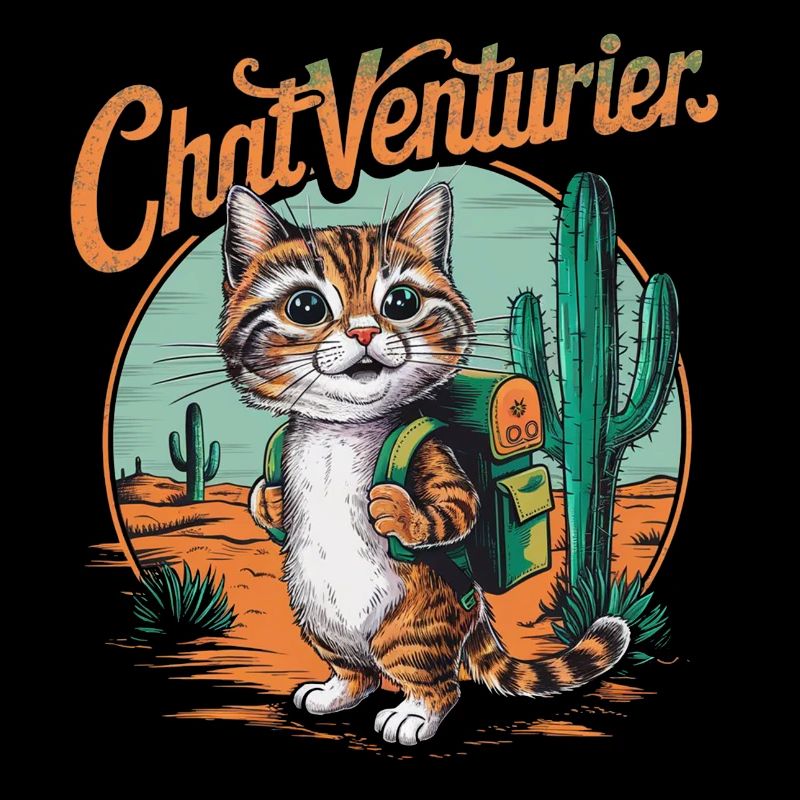 chat venturier - chaton et voyage