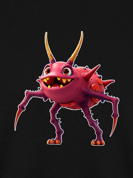 Red TickToc Monster