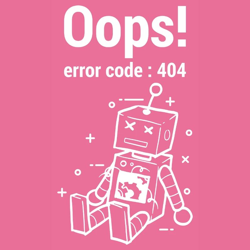Graphique Oups Error 404