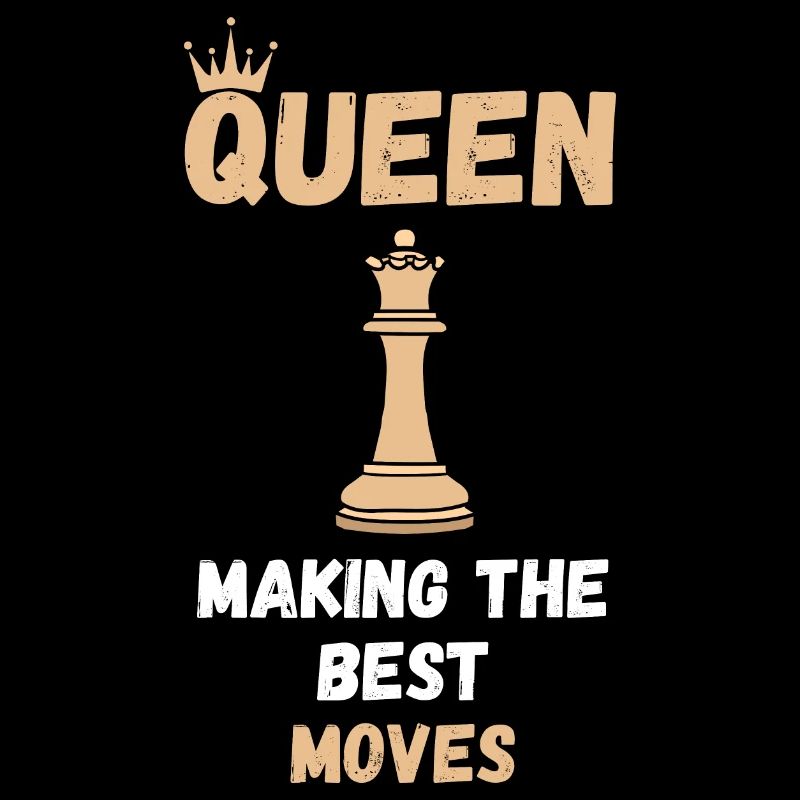 Schach Spruch Geschenk Schachmatt Queens Gambit