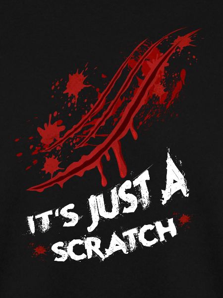 Halloween scratch mark