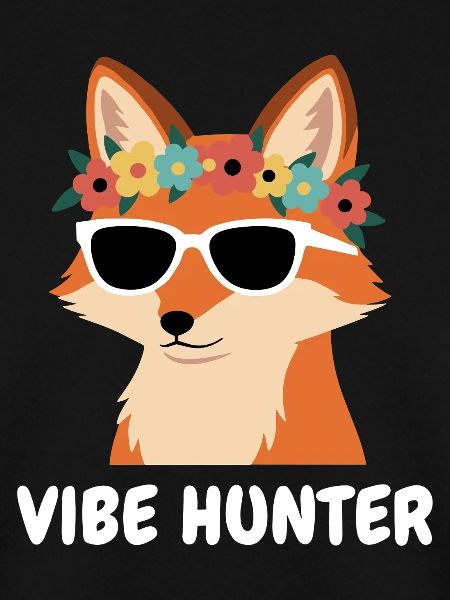 Vibe Hunter Fuchs mit Blumenkranz