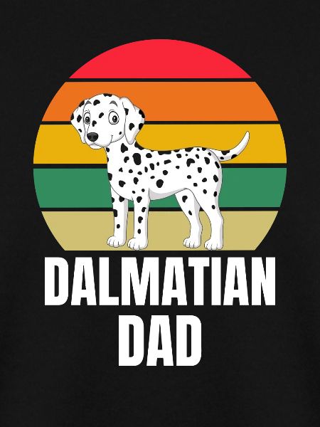 Hund Retro Dalmatiner Papa