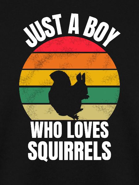 Retro Squirrel Boy