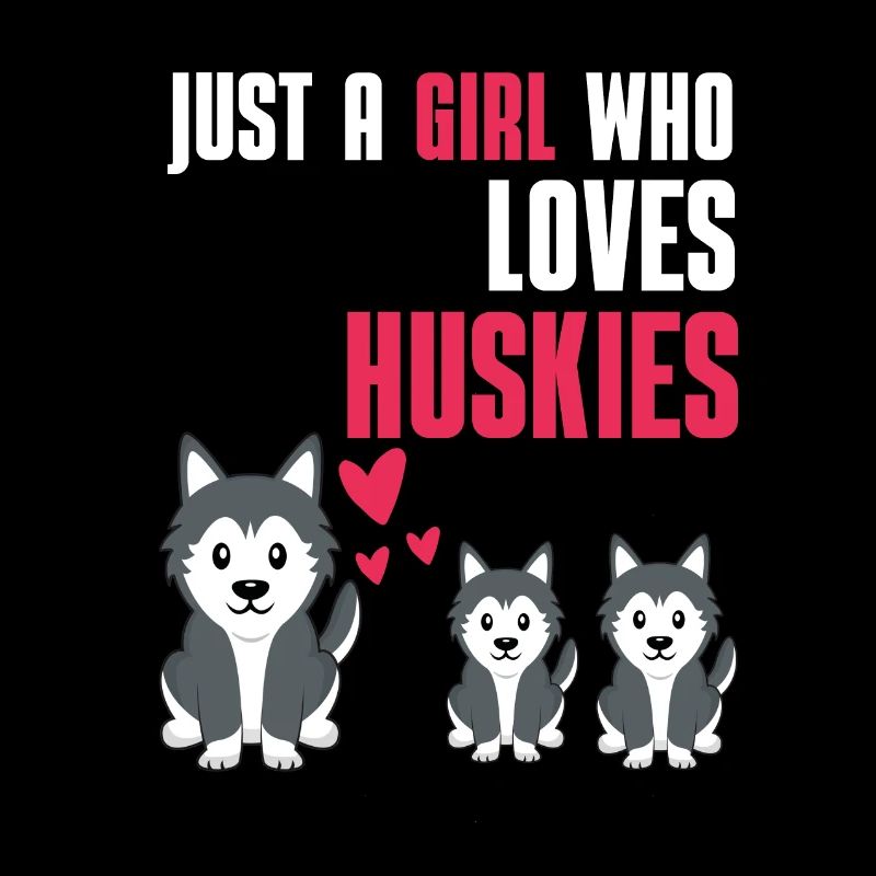 Sibirischer Schlittenhund Mädchen Geschenk Husky