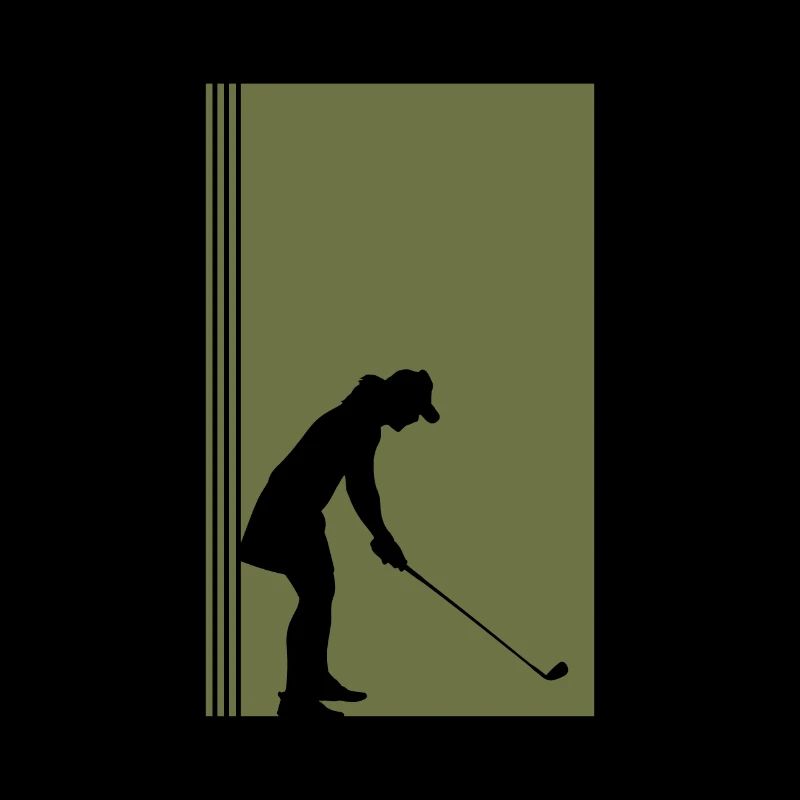 Golf Golfer Putting Golfer